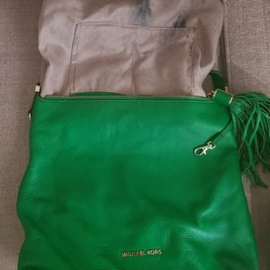 Michael Kors Kelly Green Leather shoulder bag